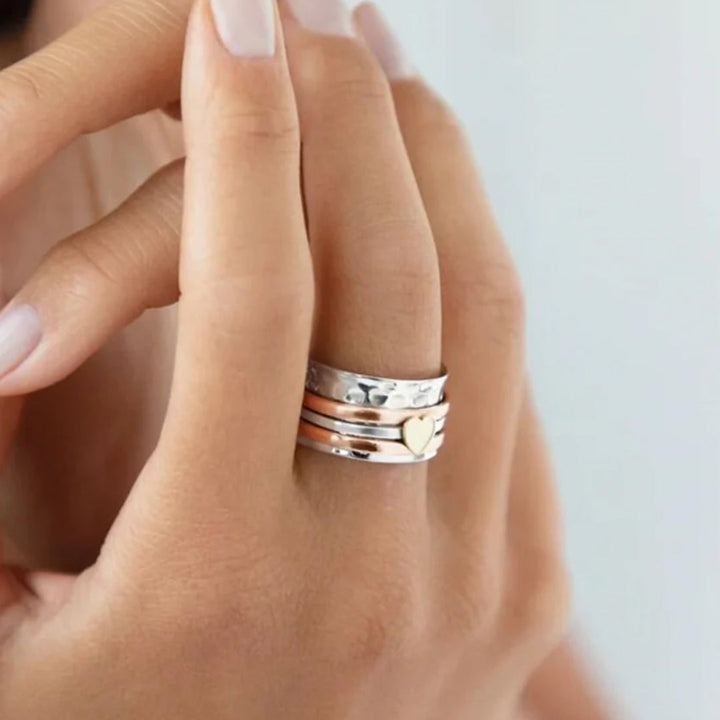 Rotating Heart Ring