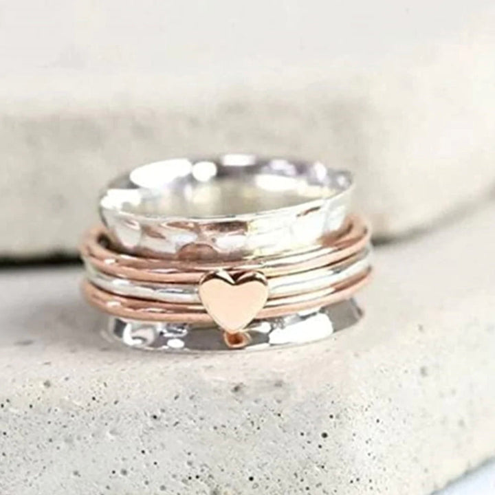 Rotating Heart Ring