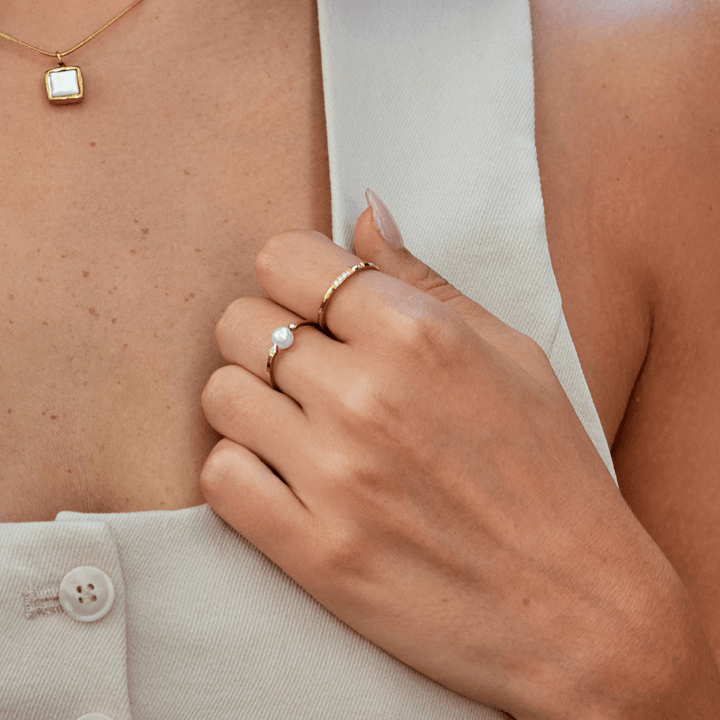 Natural Freshwater Pearl Ring