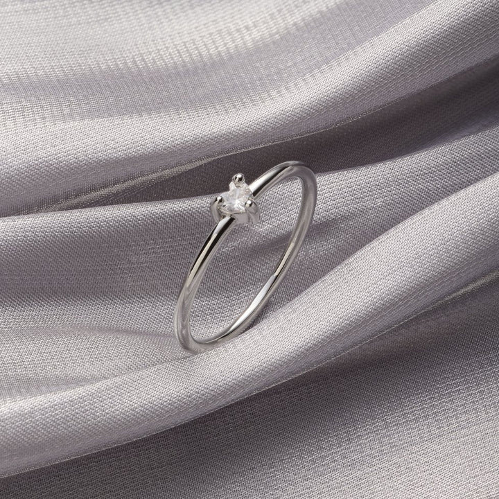 Crystal Heart Ring - 'Little Love' Collection